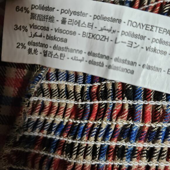 Plaid Spaghetti Strap Crop Top Size XS - Picture 4 of 4